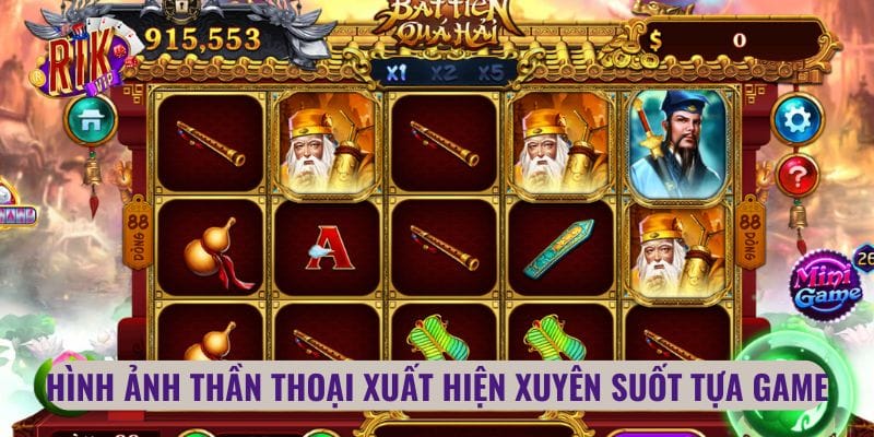 Hình ảnh thần thoại xuất hiện xuyên suốt tựa game