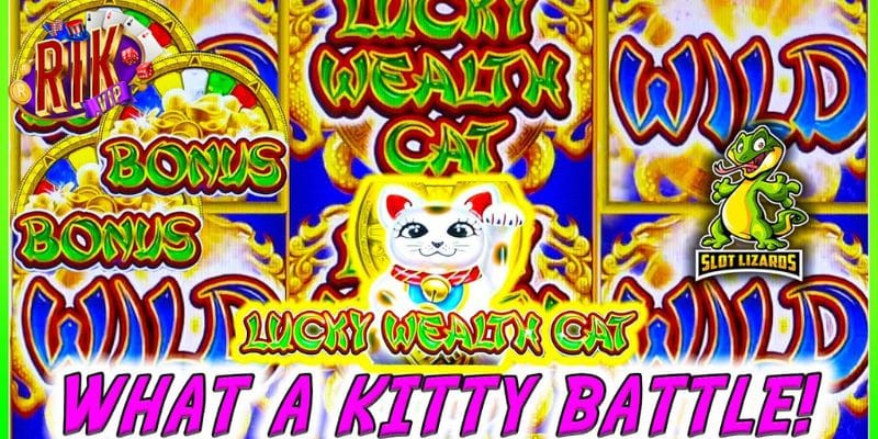 Mèo Chiêu Tài mãn nhãn với hình ảnh may mắn, tài lộc 