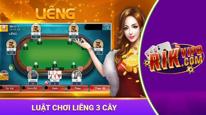 luật chơi liêng 3 cây